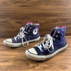 Converse CTAS Purple Double tongue layered Sneakers Women’s size 7 Men’s 6